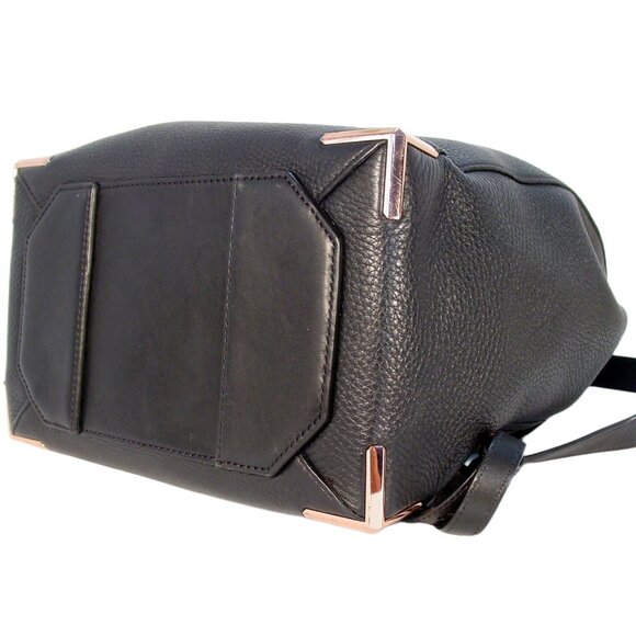 ALEXANDER WANG Prisma Skeletal $1050 Pebbled Leather /Rose Gold Backpack - Picture 8 of 14